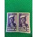 SOUTH AFRICA  PAIR OF UNUSED STAMPS