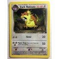 VINTAGE POKEMON TRADING CARD - DARK RATICATE