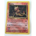 POKEMON LOT OF SEMI DAMAGED CARDS PREVIOUSLY  LAMINATED LOT OF 11 CARDS