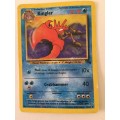 POKEMON LOT OF SEMI DAMAGED CARDS PREVIOUSLY  LAMINATED LOT OF 11 CARDS