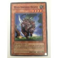 YU-GI-OH TRADING CARD - MAD SWORD BEAST