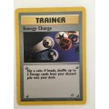 VINTAGE POKEMON TRADING CARD - TRAINER / ENERGY CHARGE