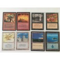 MAGIC THE GATHERING- LOT OF 8 RANDOM CARDS - R30 GET  YOURS NOW!!!!!
