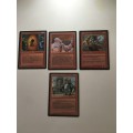 MAGIC THE GATHERING - LOT OF 4 RANDOM CARDS R10 GET YOURS NOW