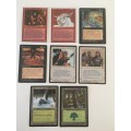 MAGIC THE GATHERINGLOT OF 8 RANDOM CARDS  R30 GET YOURS NOW!!!!!