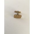 VINTAGE BENSON AND HEDGES ONE CUFF LINK 24 CT GOLD PLATED