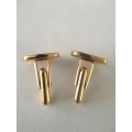 VINTAGE LOVELY ELEPHANT MENS CUFF LINKS  PLATED