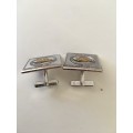 LOVELY VINTAGE TOYOTA  MENS CUFF LINKS