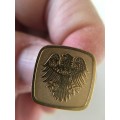 LOVELY VINTAGE  EAGLE PLATED MENS CUFF LINKS