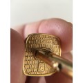 LOVELY VINTAGE  EAGLE PLATED MENS CUFF LINKS