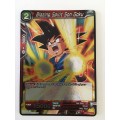 DRAGON BALL Z TRADING CARD - FOIL CARD / SHINY  -BLAZING SPIRIT SON GOKU