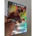 DRAGON BALL Z TRADING CARD -  FOIL CARD  / SHINY CARD - HERCULE PROUDEST GRANDPA