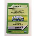 TOPPS - SKYLANDERS - TRADING CARD - GRILLA CHARGE