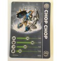 SKYLANDERS  - TRADING CARDS  -CHOP CHOP