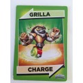 TOPPS SKYLANDERS TRADING CARDS - GRILLA CHARGE