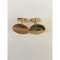 LOVELY VINTAGE MENS CUFF LINKS MAY BE PLATED