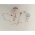 LOVELY SMALL SPEAKER FOR PHONE OR PC AND SMALL USB LIGHT