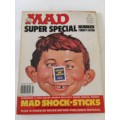 LOVELY VINTAGE MAD MAGAZINE NO. 27 - 1978 INCLUDING HUMOUROUS STICKERS A THICK ISSUE
