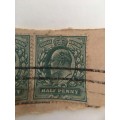 SOUTH AFRICA / CAPE OF GOOD HOPE KING EDWARD PAIR OF USED