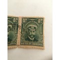SOUTHERN RHODESIA - TRIPLE USED STAMPS