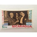 NICARAGUA UNUSED RARE SOCCER STAMP 1950