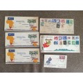 BIG LOT OF FIRST DAY  COVERS / SHEETS/ ENVELOPES / POSTCARDS AND ONE AUTOGRAPHED BY MRS ELIZE BOTHA