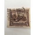 COLOMBIA SOUTH AFRICA USED STAMP