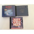 LOVELY LOT OF 3 CD`S 2 QUEEN  AND ONE JUST THE HITS