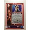 TOPPS -  STAR WARS CARD - THE LAST JEDI  - HOLOGRAPHIC CARD / POE GAMERON