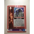 TOPPS -  STAR WARS CARD - THE LAST JEDI - HOLOGRAPHIC CARD - R2-D2