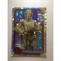 TOPPS -  STAR WARS CARD - THE LAST JEDI  - HOLOGRAPHIC CARD /  C-3PO