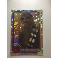 TOPPS -  STAR WARS CARD - THE LAST JEDI  - HOLOGRAPHIC CARD - CHEWBACCA