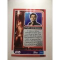 TOPPS -  STAR WARS CARD - THE LAST JEDI  - HOLOGRAPHIC CARD /  POE GAMERON