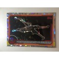 TOPPS -  STAR WARS CARD - THE LAST JEDI  - HOLOGRAPHIC CARD / POE`S BOOSTED X-WING FIGHTER