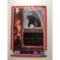 TOPPS -  STAR WARS CARD - THE LAST JEDI  - HOLOGRAPHIC CARD / FIRST ORDER WALKER