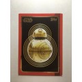 TOPPS -  STAR WARS CARD - THE LAST JEDI  2 CARDS
