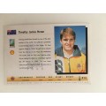 1995 RUGBY WORLD CUP TRADING CARD - AUSTRALIA  - TIM HORAN