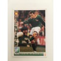 1995 RUGBY WORLD CUP TRADING CARD - SOUTH AFRICA - JOEL STRANSKY
