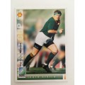 1995 RUGBY WORLD CUP TRADING CARD - SOUTH AFRICA - KOBUS WIESE