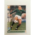1995 RUGBY WORLD CUP TRADING CARD - SOUTH AFRICA - PIETER MULLER