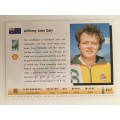 1995 RUGBY WORLD CUP TRADING CARD - AUSTRALIA  - TONY DALY