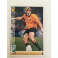 1995 RUGBY WORLD CUP TRADING CARD - AUSTRALIA  -  DAVID KNOX