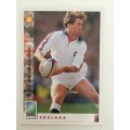 1995 RUGBY WORLD CUP TRADING CARD - ENGLAND - PHILIP DE GLANVILLE