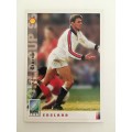 1995 RUGBY WORLD CUP TRADING CARD - ENGLAND -BENJAMIN CLARKE