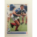 1995 RUGBY WORLD CUP TRADING CARD - FRANCE - MARC CECILLON