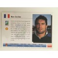 1995 RUGBY WORLD CUP TRADING CARD - FRANCE - MARC CECILLON