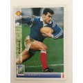 1995 RUGBY WORLD CUP TRADING CARD - FRANCE ALAIN PENAUD