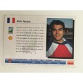 1995 RUGBY WORLD CUP TRADING CARD - FRANCE ALAIN PENAUD
