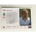 1995 RUGBY WORLD CUP TRADING CARD - ENGLAND - DEAN RICHARDS