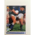 1995 RUGBY WORLD CUP TRADING CARD - WESTERN SAMOA -SAM KALETA